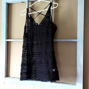 Maurices lacey cross back strappy tank